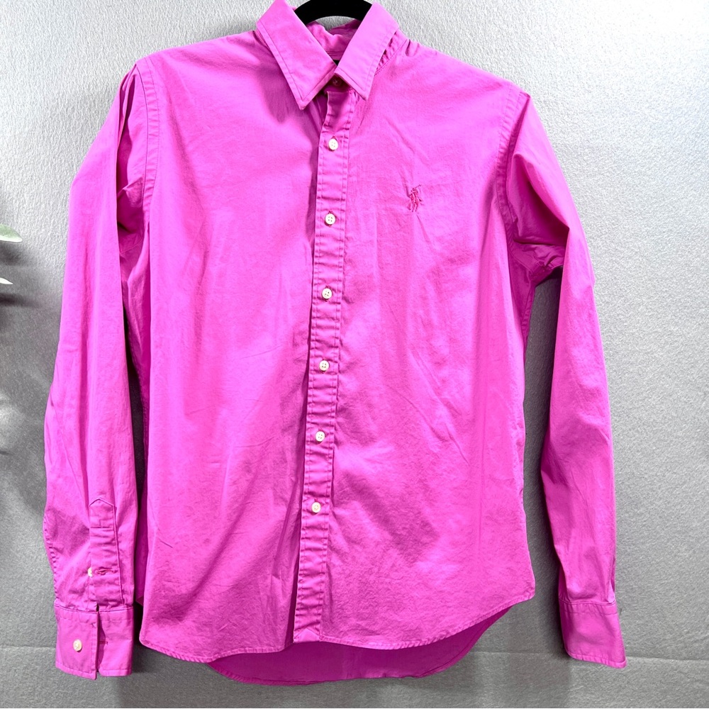 Classic Button-Down Women's Shirt - Pink